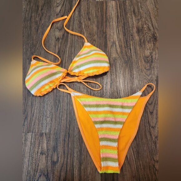 Wild Fable Crochet Bikini - Picture 1 of 7